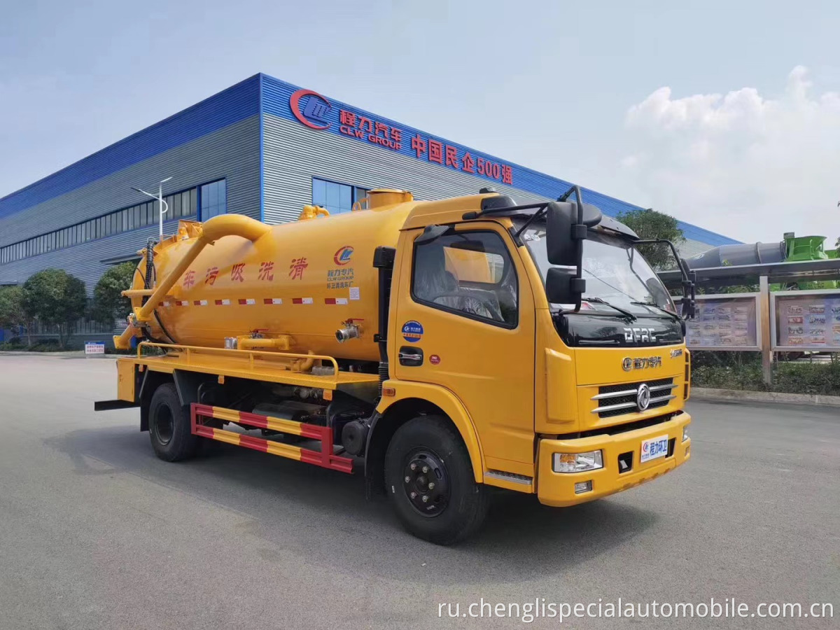 Dongfeng 8cbm Sewage Suction Truck 1